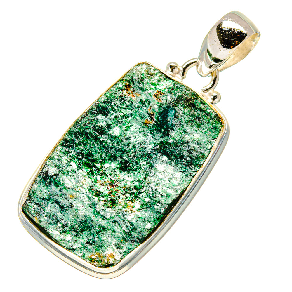Green Fuchsite Pendants handcrafted by Anasilvercos - PD758184