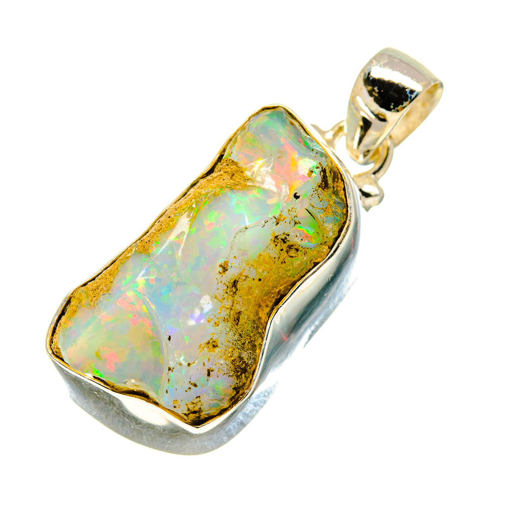 Ethiopian Opal Pendants handcrafted by Anasilvercos - PD758203