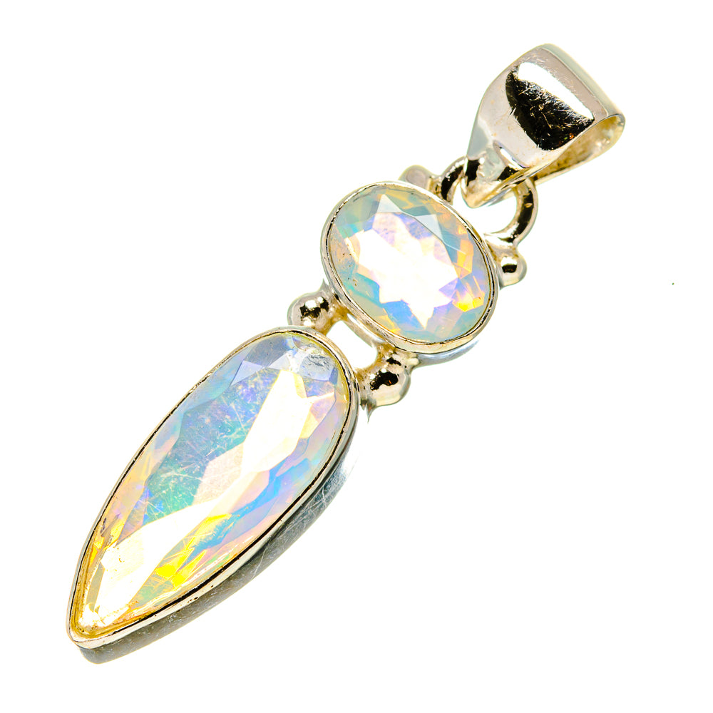 Ethiopian Opal Pendants handcrafted by Anasilvercos - PD758227