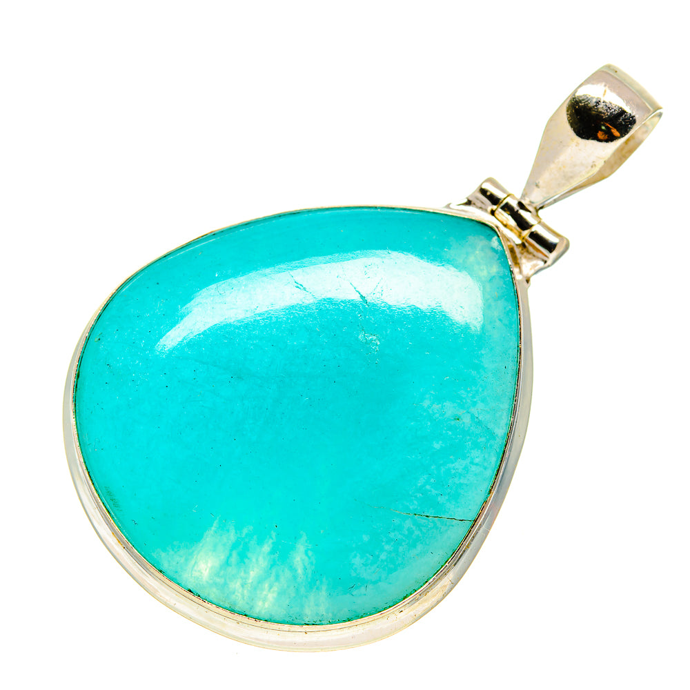 Peruvian Amazonite Pendants handcrafted by Anasilvercos - PD758239