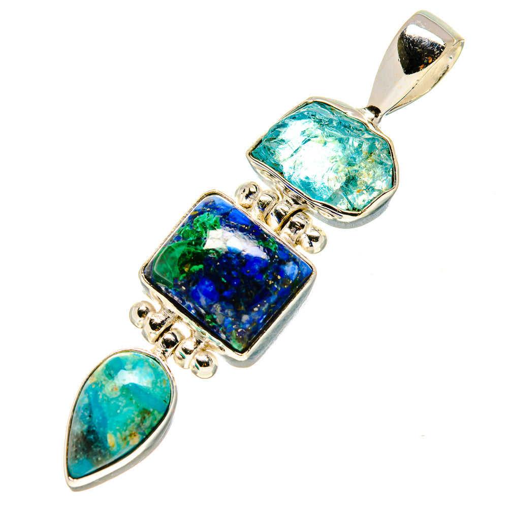 Azurite Pendants handcrafted by Anasilvercos - PD758246