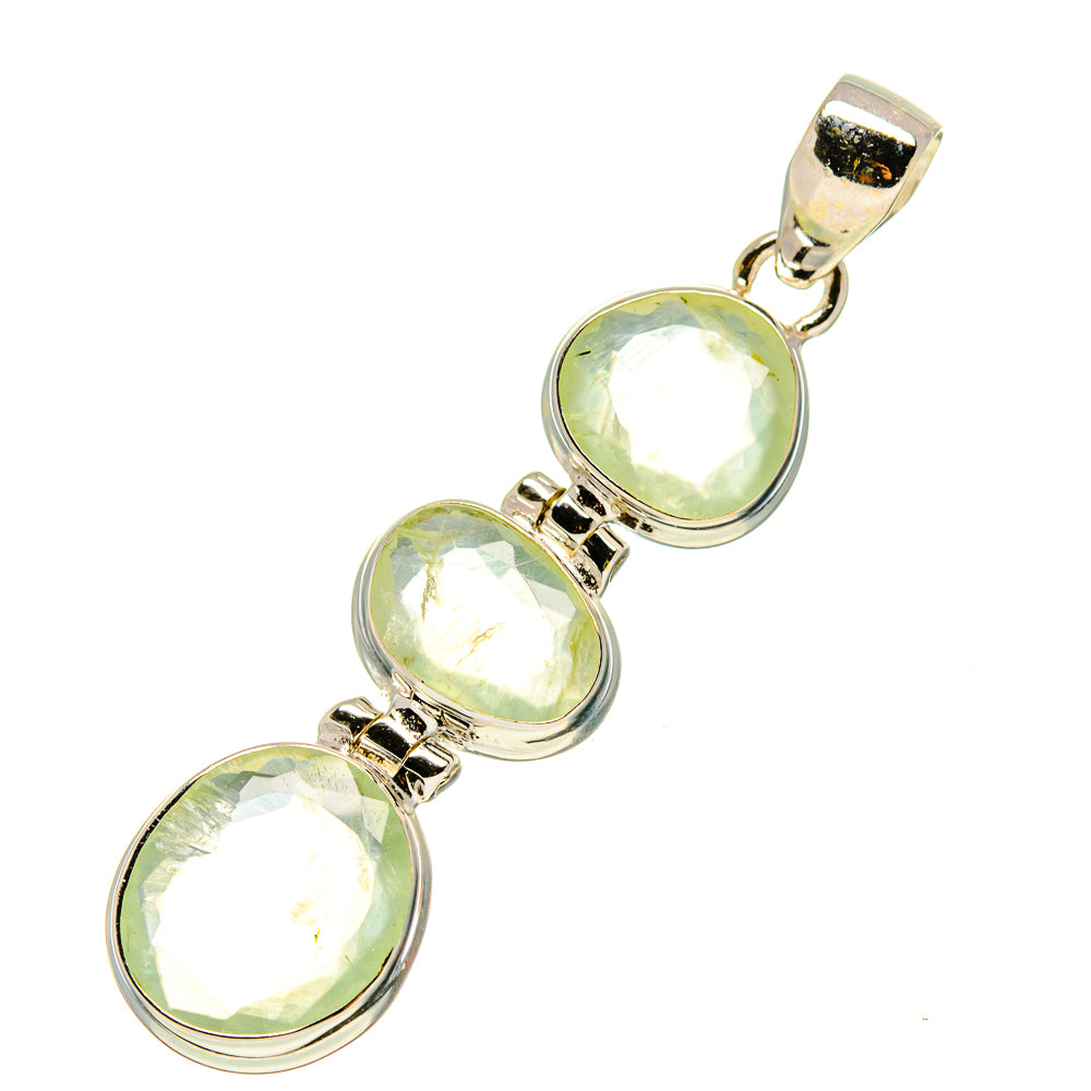 Prehnite Pendants handcrafted by Anasilvercos - PD758247