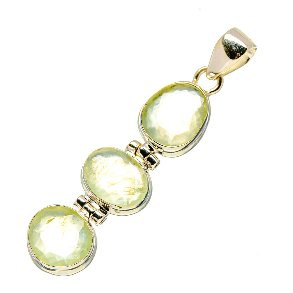 Prehnite Pendants handcrafted by Anasilvercos - PD758248