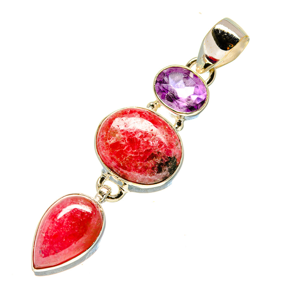 Rhodonite Pendants handcrafted by Anasilvercos - PD758251