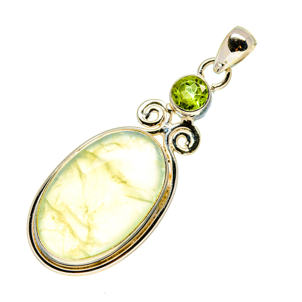 Prehnite Pendants handcrafted by Anasilvercos - PD758261