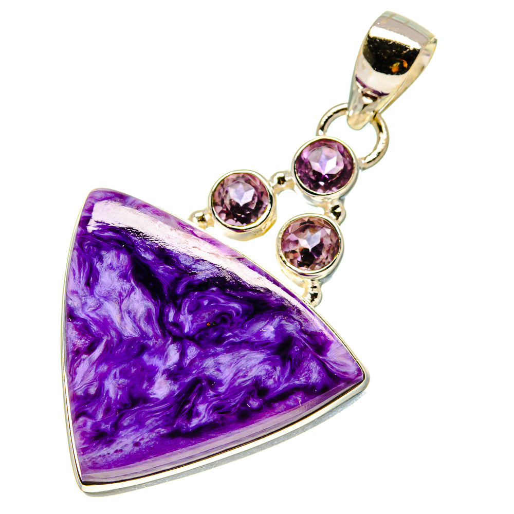 Charoite Pendants handcrafted by Anasilvercos - PD758272