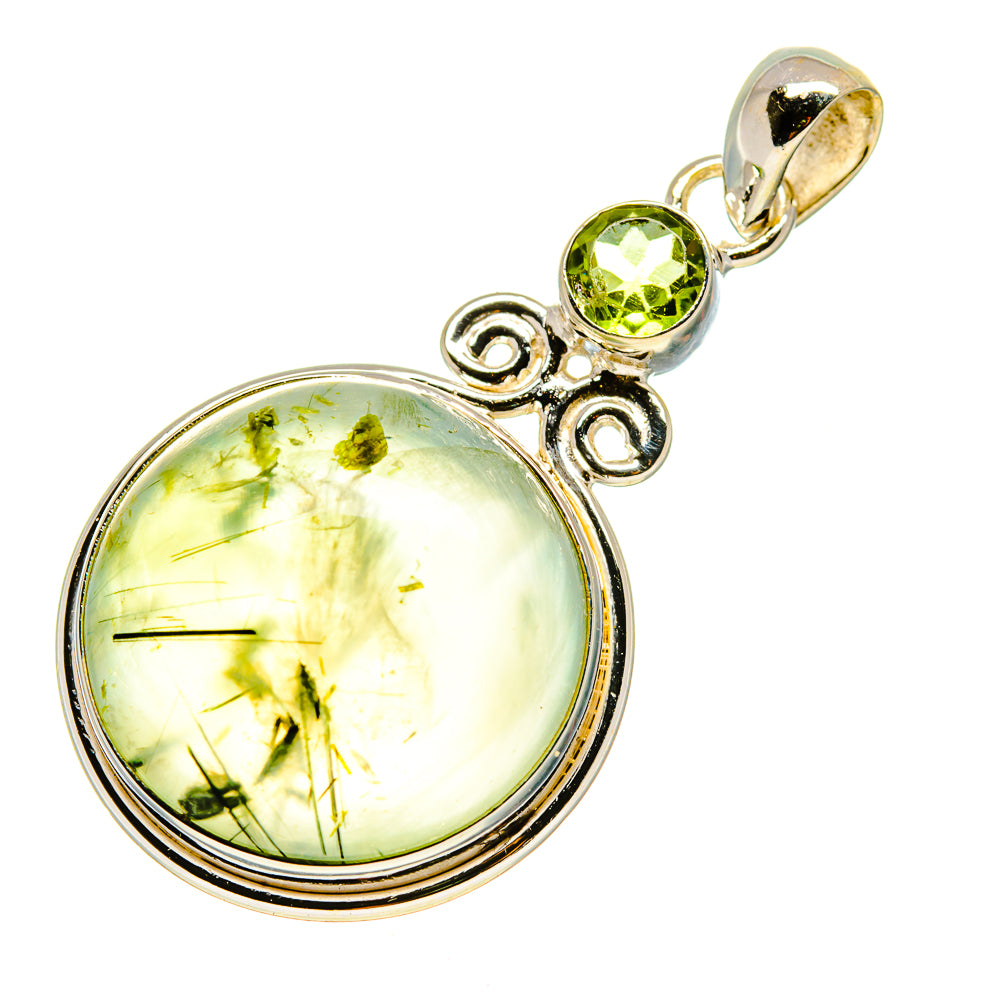 Prehnite Pendants handcrafted by Anasilvercos - PD758283