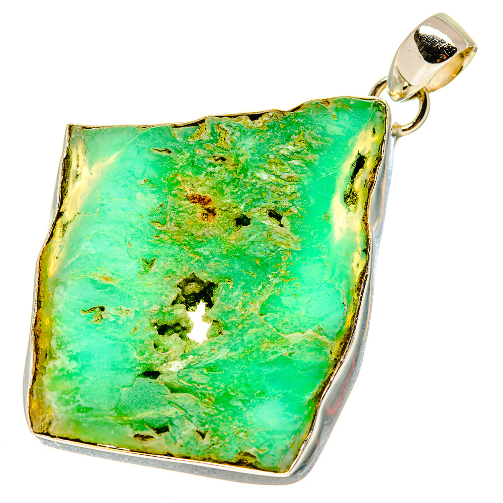 Chrysoprase Pendants handcrafted by Anasilvercos - PD758284