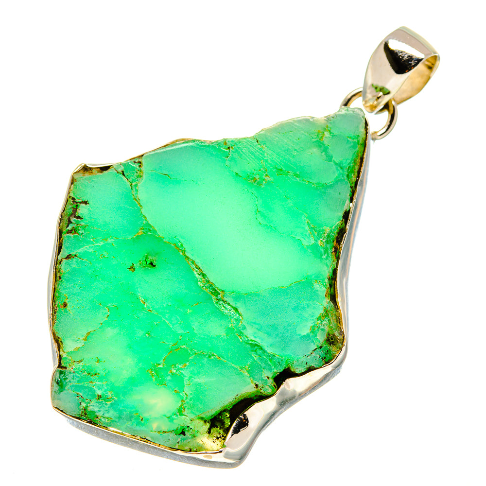 Chrysoprase Pendants handcrafted by Anasilvercos - PD758285