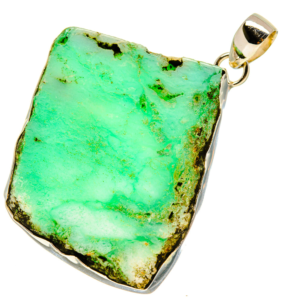 Chrysoprase Pendants handcrafted by Anasilvercos - PD758286