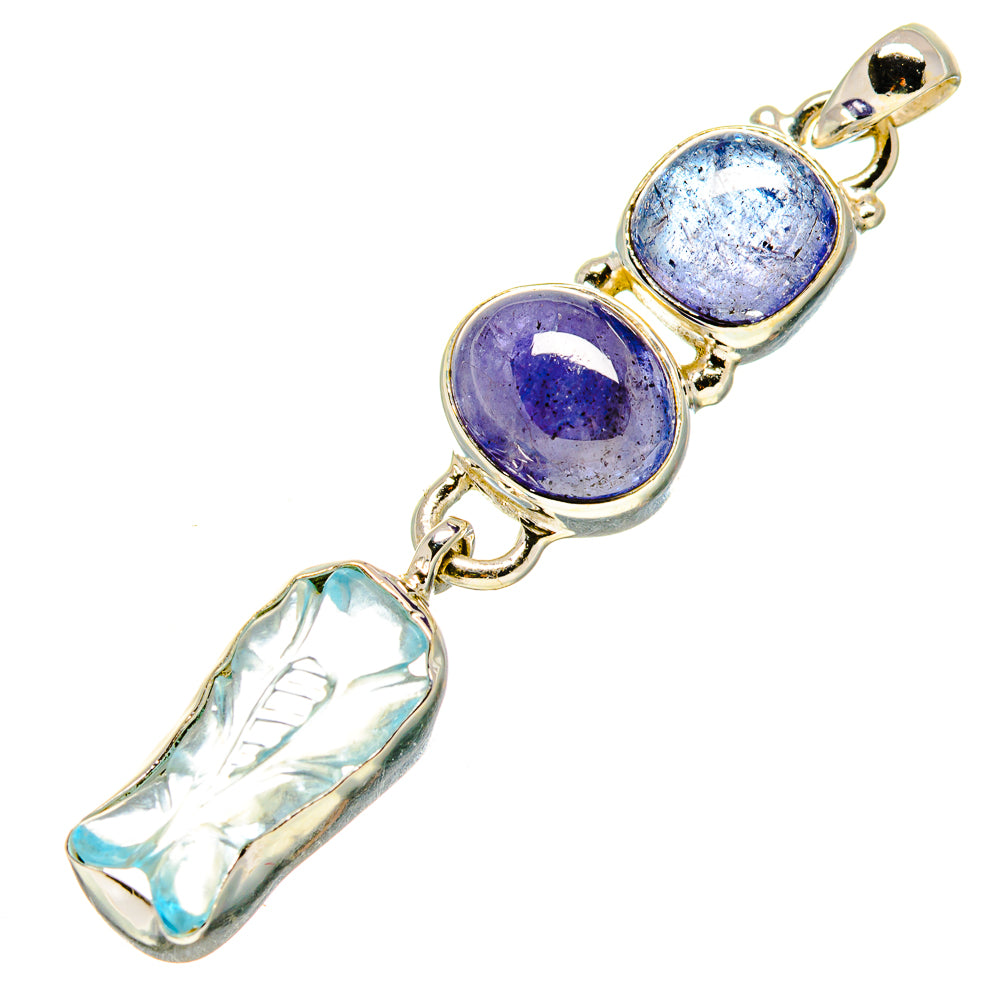 Aquamarine Pendants handcrafted by Anasilvercos - PD758294