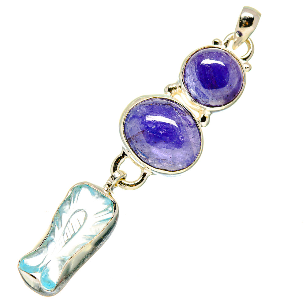 Aquamarine Pendants handcrafted by Anasilvercos - PD758295