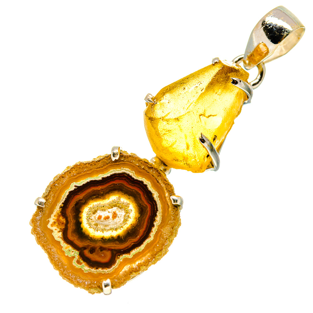Solar Quartz Pendants handcrafted by Anasilvercos - PD758302