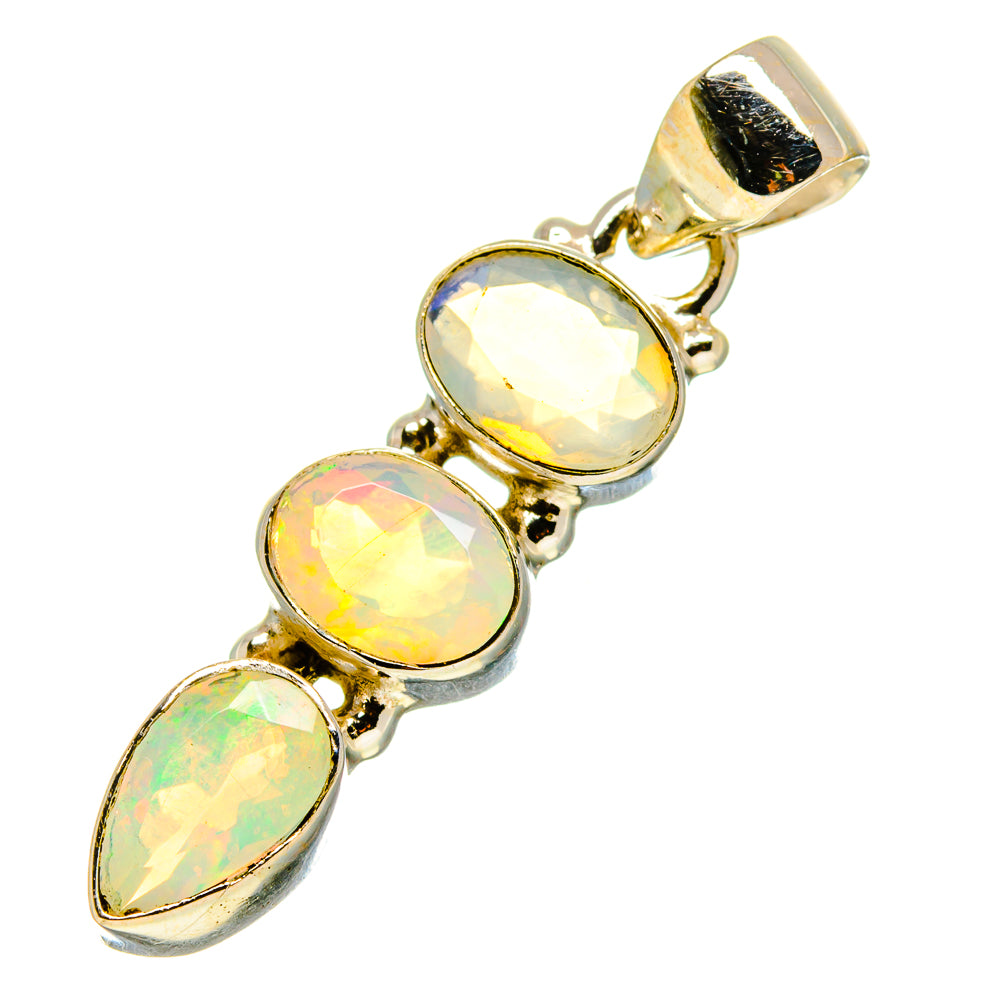 Ethiopian Opal Pendants handcrafted by Anasilvercos - PD758321