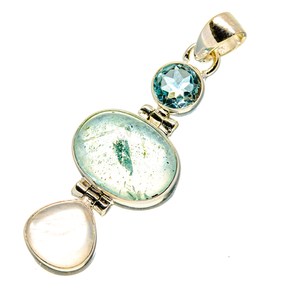 Aquamarine Pendants handcrafted by Anasilvercos - PD758323