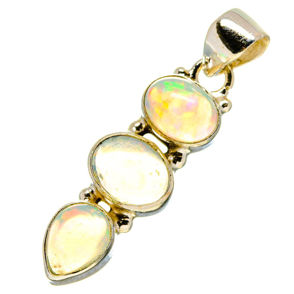 Ethiopian Opal Pendants handcrafted by Anasilvercos - PD758345