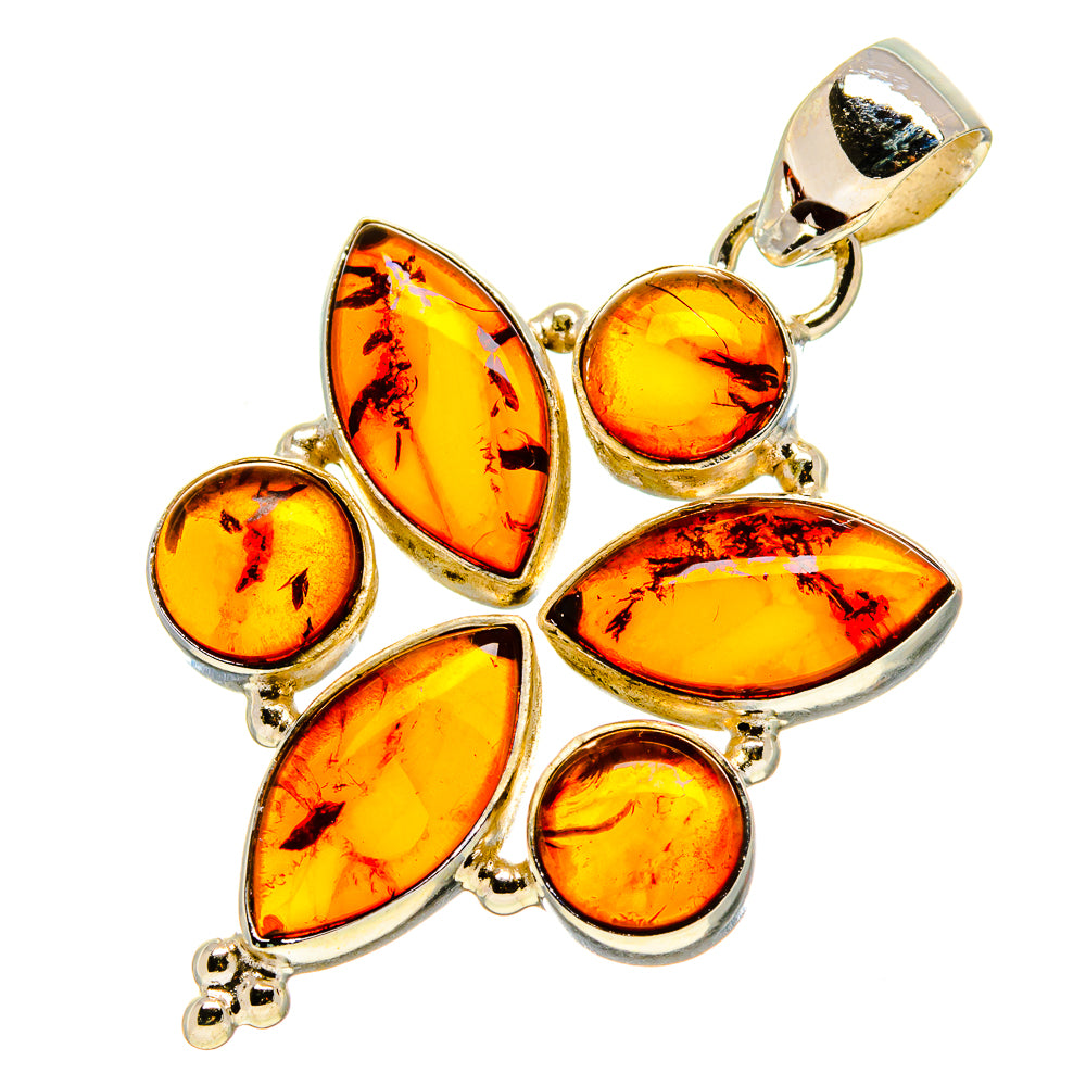 Baltic Amber Pendants handcrafted by Anasilvercos - PD758352