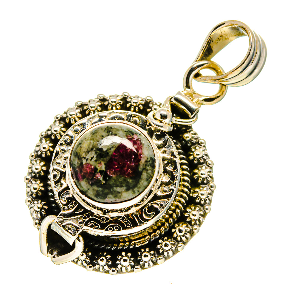 Russian Eudialyte Pendants handcrafted by Anasilvercos - PD758392