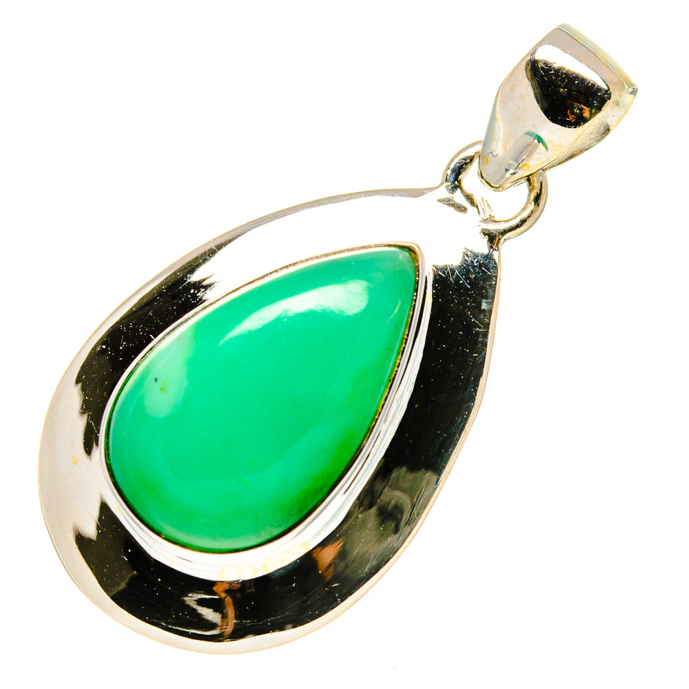 Chrysoprase Pendants handcrafted by Anasilvercos - PD758397