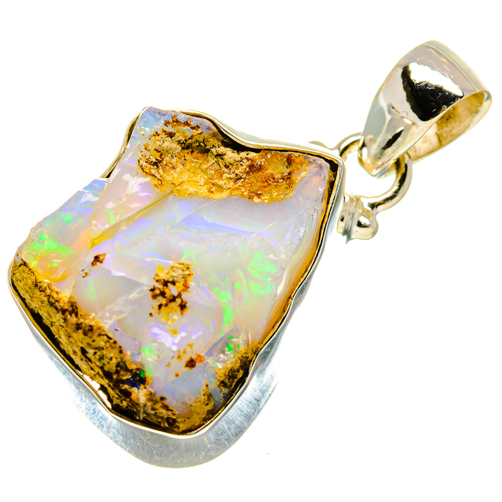 Ethiopian Opal Pendants handcrafted by Anasilvercos - PD758400