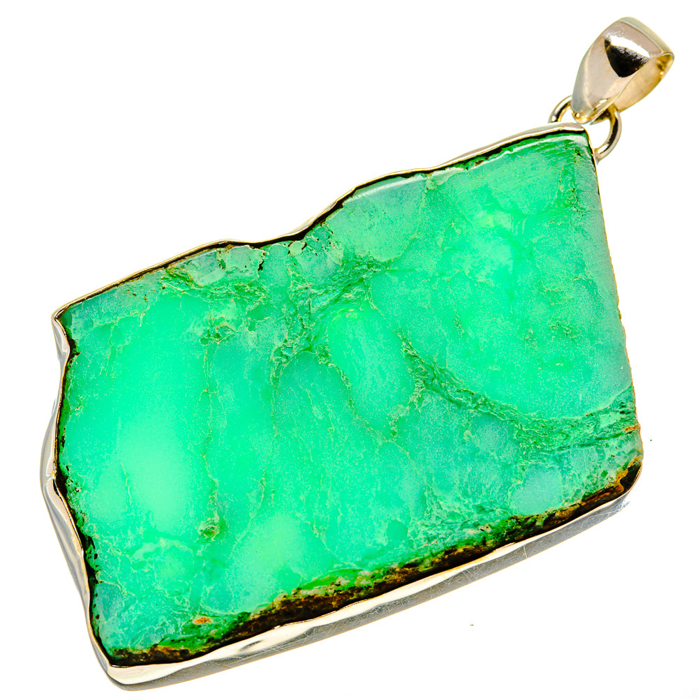 Chrysoprase Pendants handcrafted by Anasilvercos - PD758409