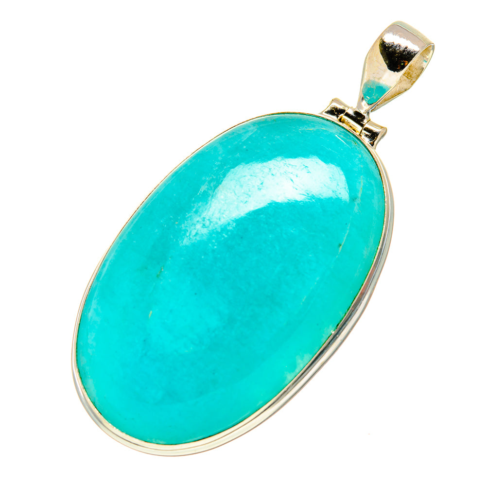 Peruvian Amazonite Pendants handcrafted by Anasilvercos - PD758413