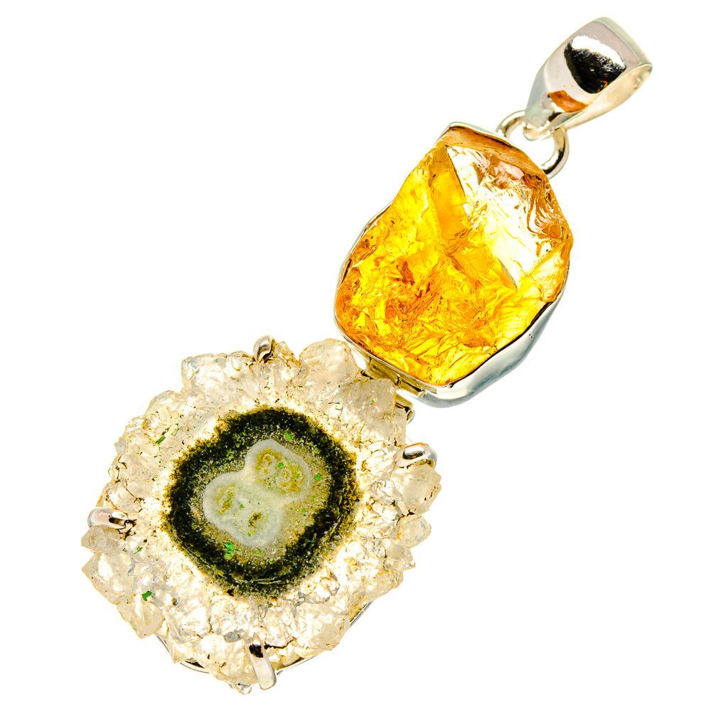 Solar Quartz Pendants handcrafted by Anasilvercos - PD758420