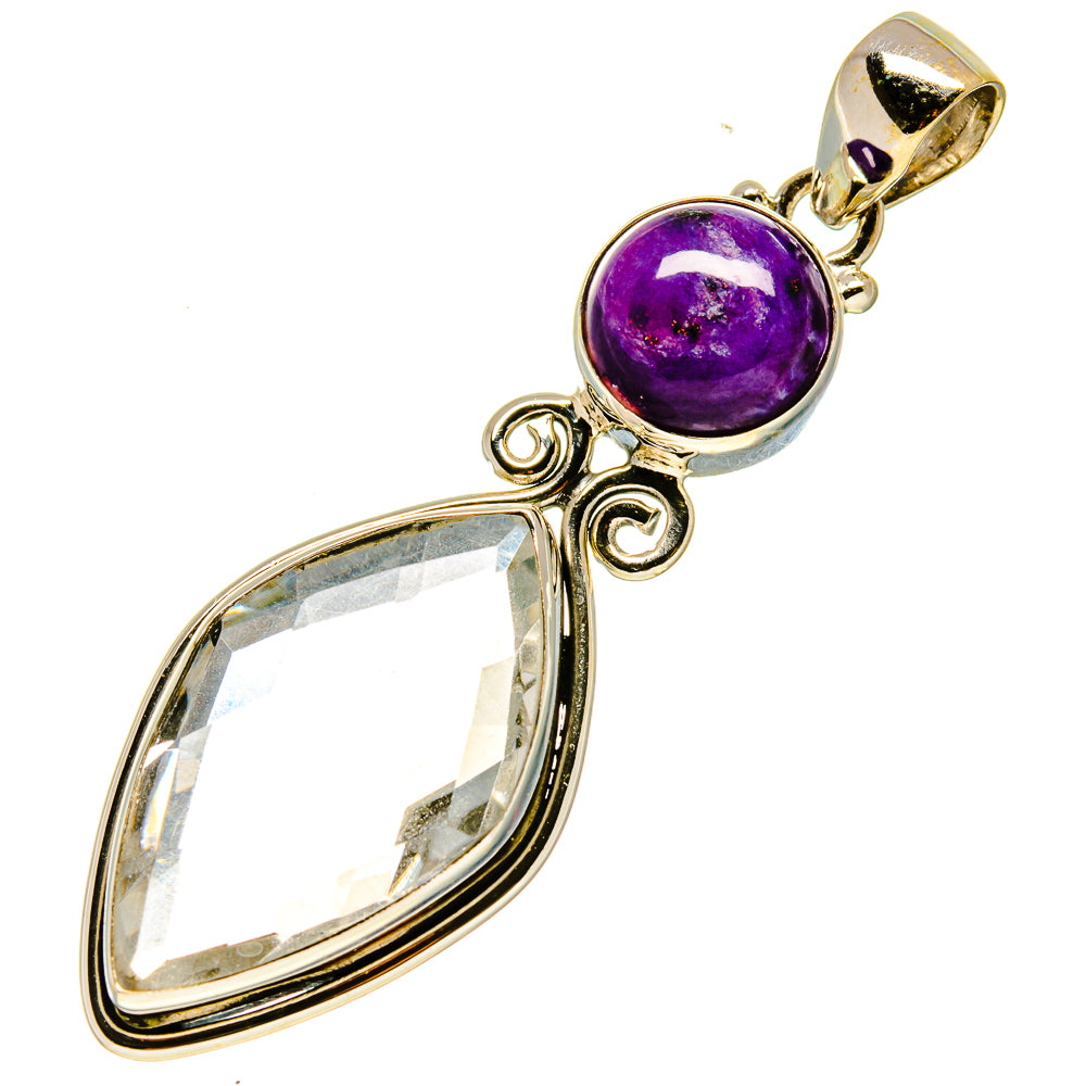 White Quartz Pendants handcrafted by Anasilvercos - PD758422