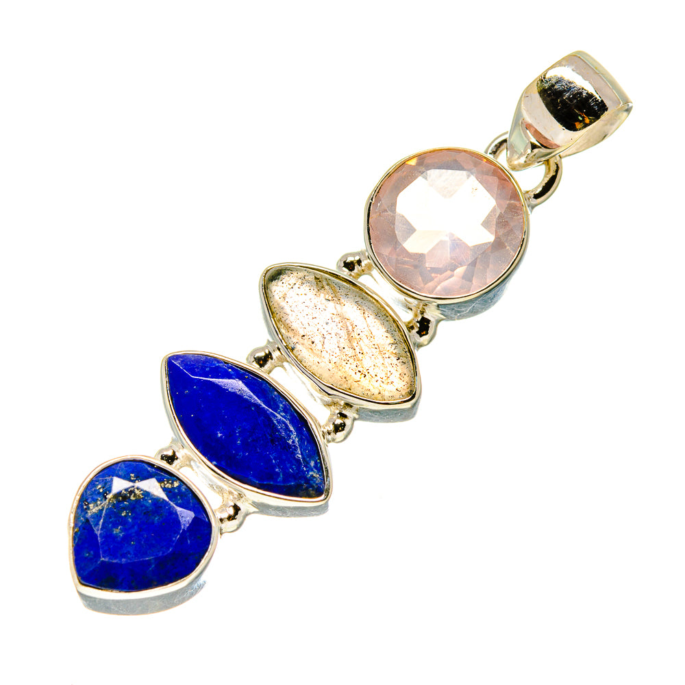 Lapis Lazuli Pendants handcrafted by Anasilvercos - PD758425