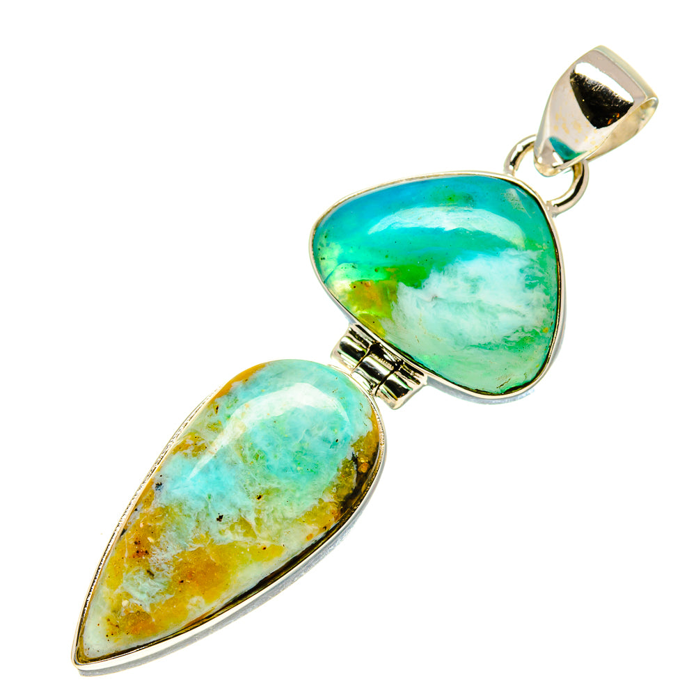 Peruvian Opal Pendants handcrafted by Anasilvercos - PD758430