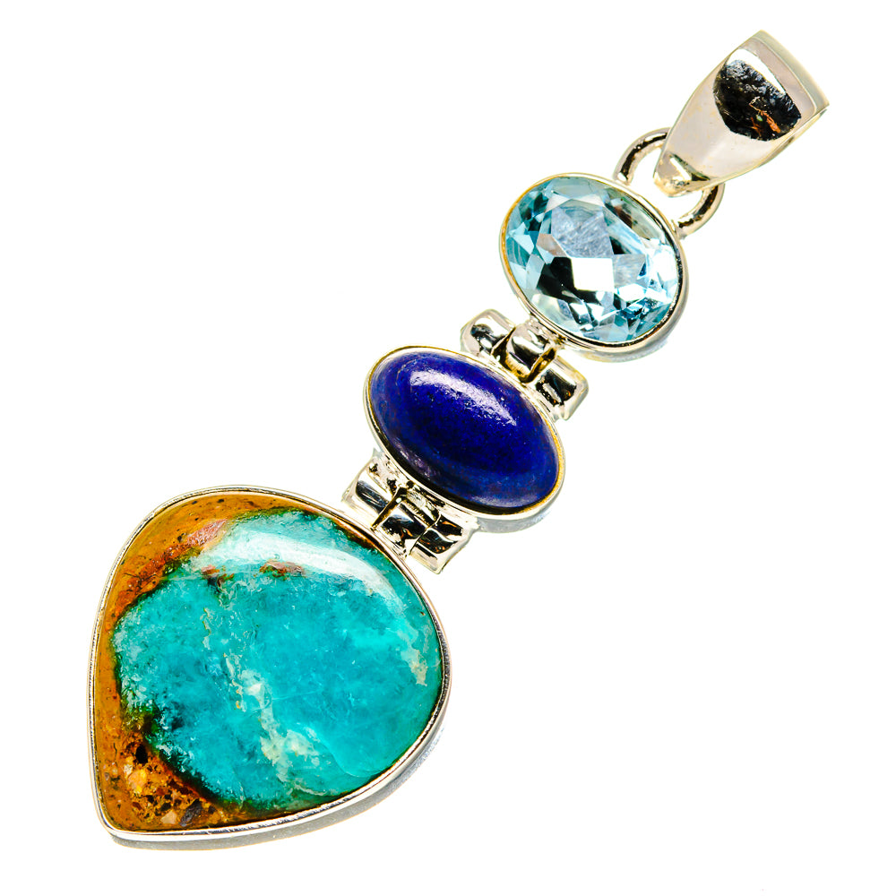 Peruvian Opal Pendants handcrafted by Anasilvercos - PD758442