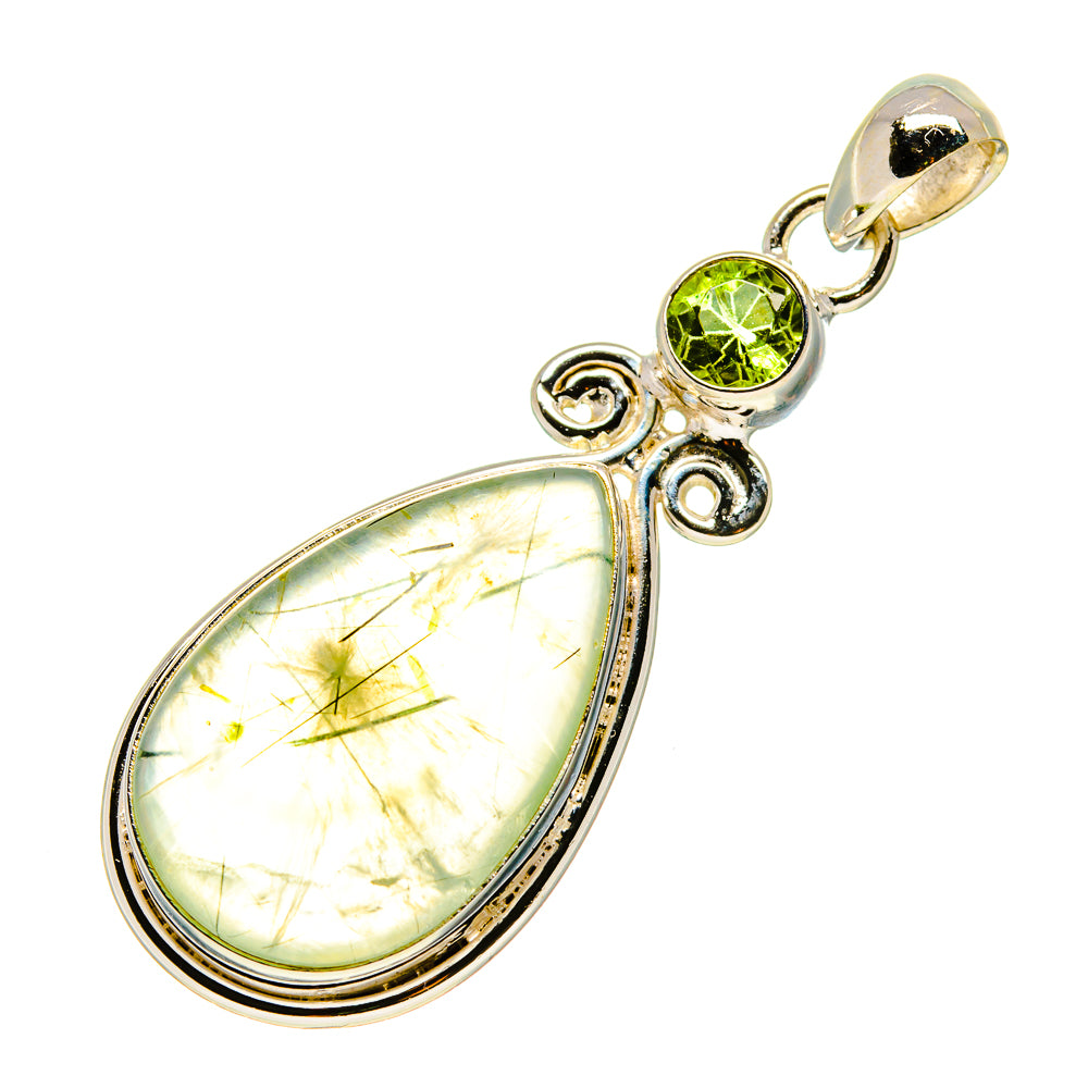 Prehnite Pendants handcrafted by Anasilvercos - PD758444