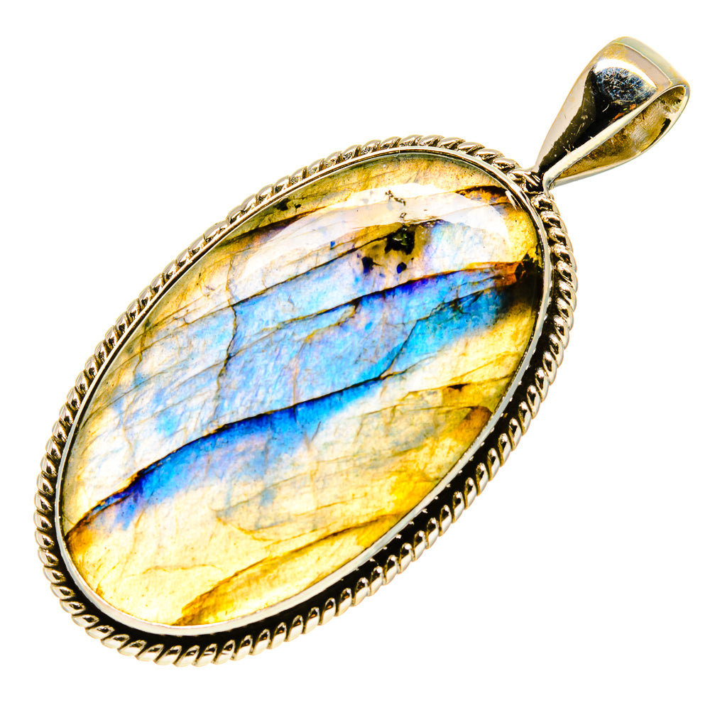 Labradorite Pendants handcrafted by Anasilvercos - PD758449