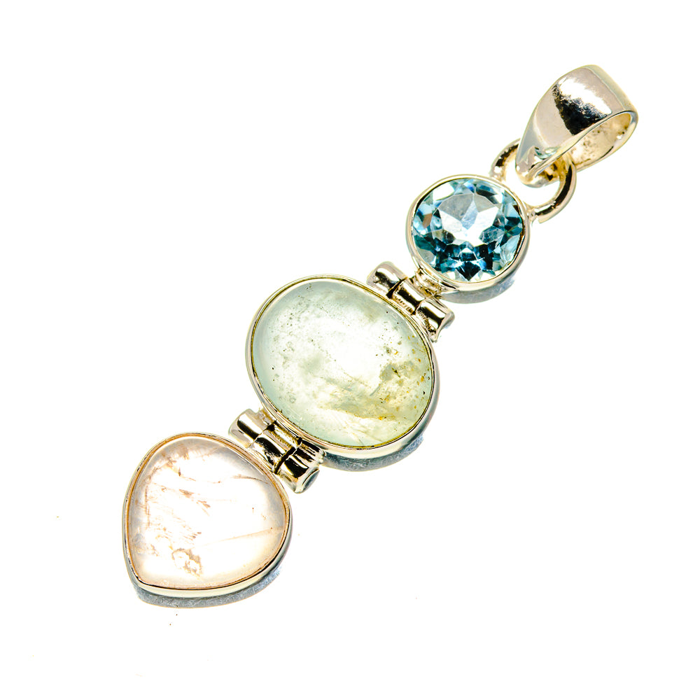 Aquamarine Pendants handcrafted by Anasilvercos - PD758455