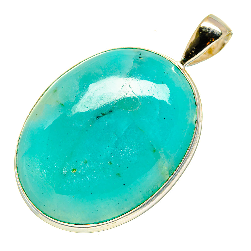 Peruvian Amazonite Pendants handcrafted by Anasilvercos - PD758457