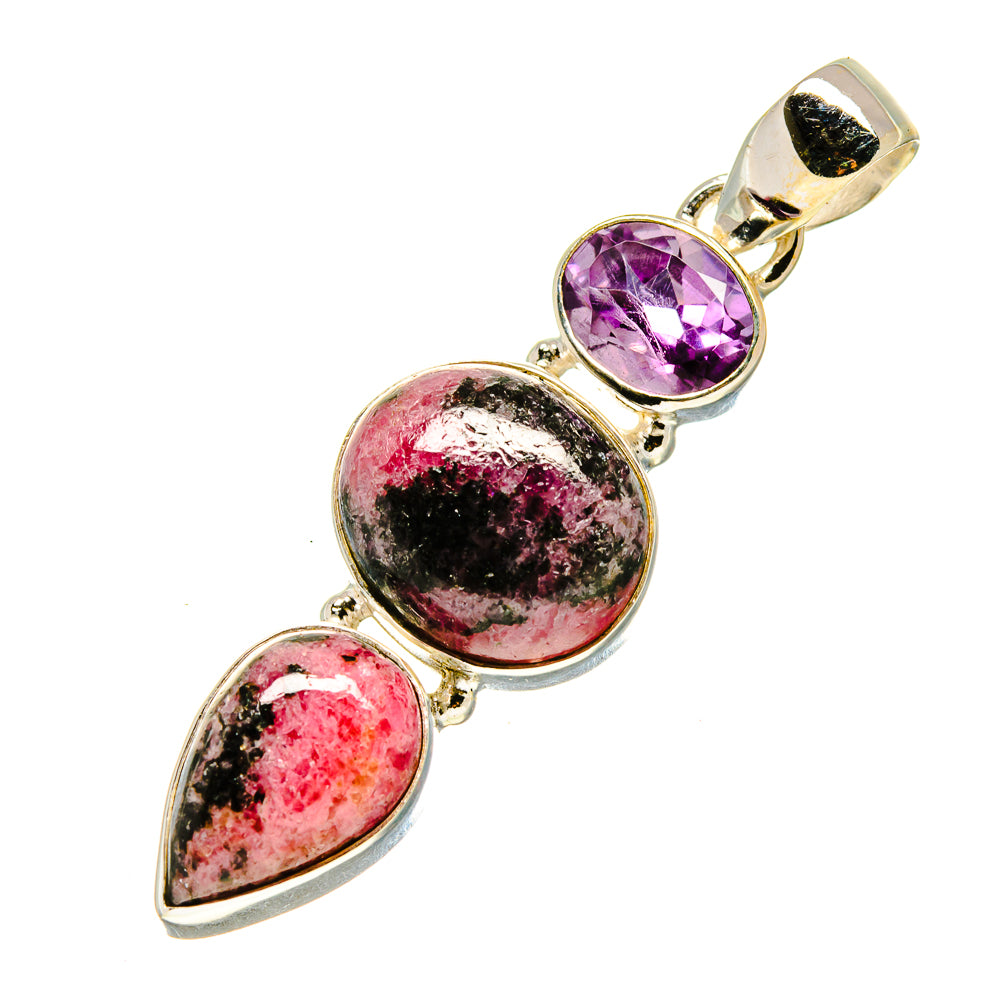 Rhodonite Pendants handcrafted by Anasilvercos - PD758464
