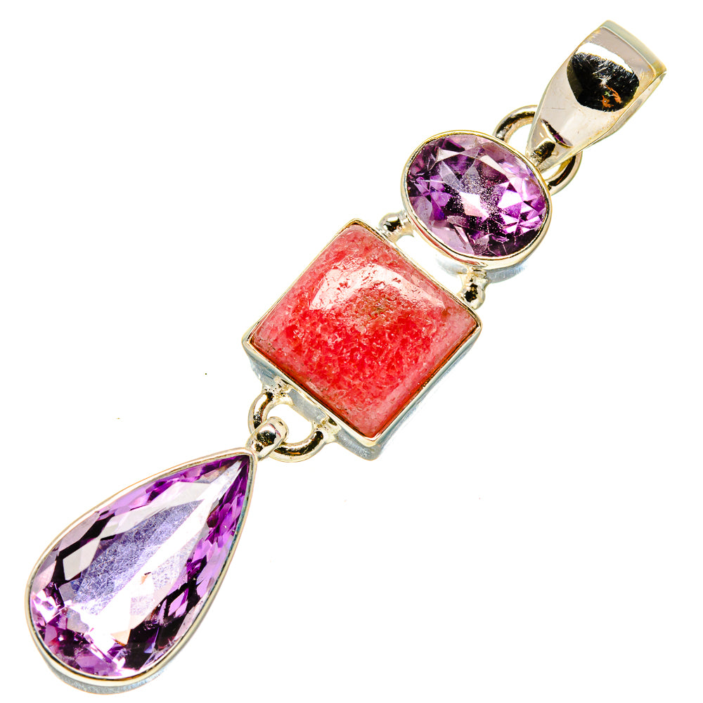 Rhodochrosite Pendants handcrafted by Anasilvercos - PD758465