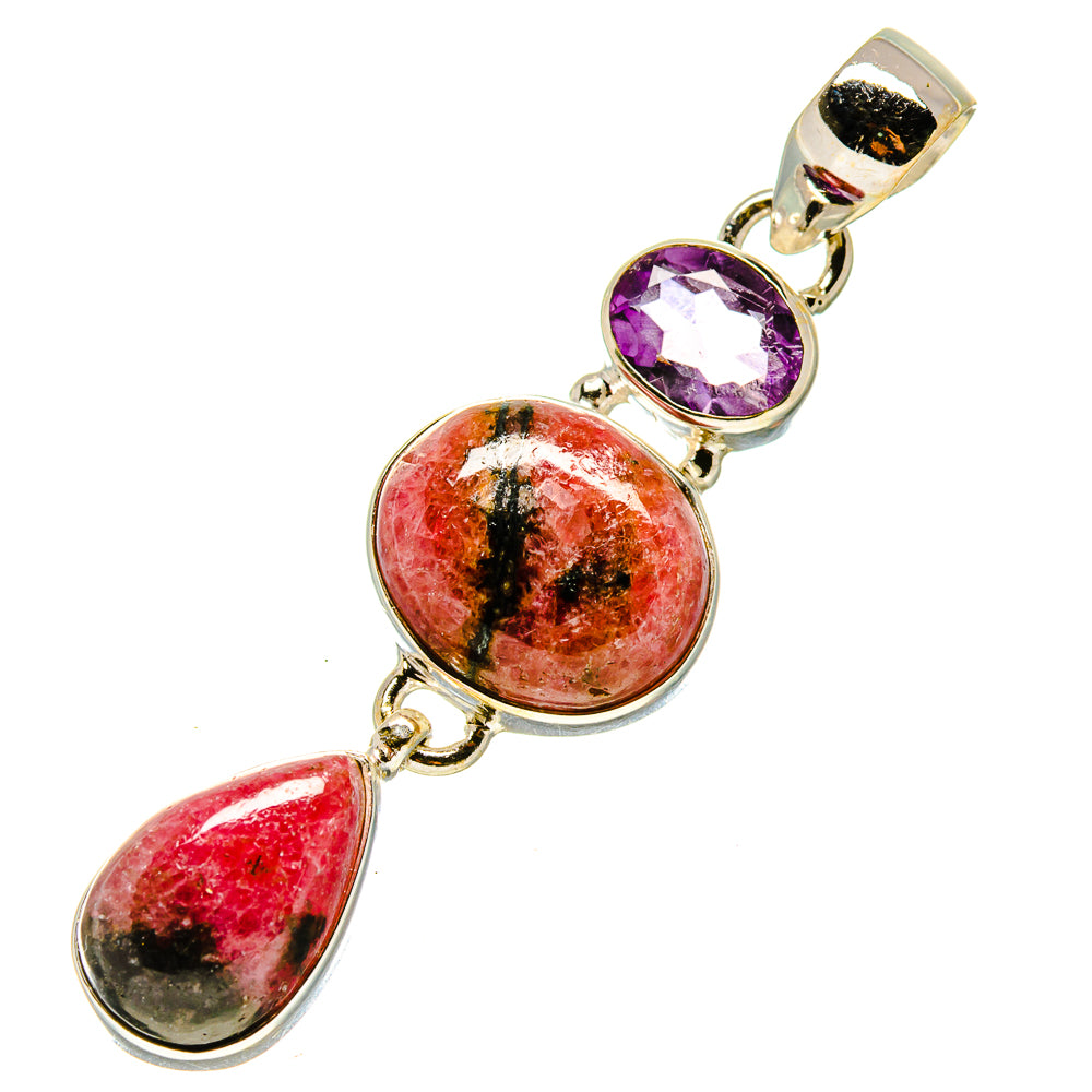 Rhodonite Pendants handcrafted by Anasilvercos - PD758466