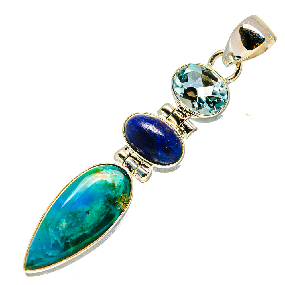Chrysocolla Pendants handcrafted by Anasilvercos - PD758468