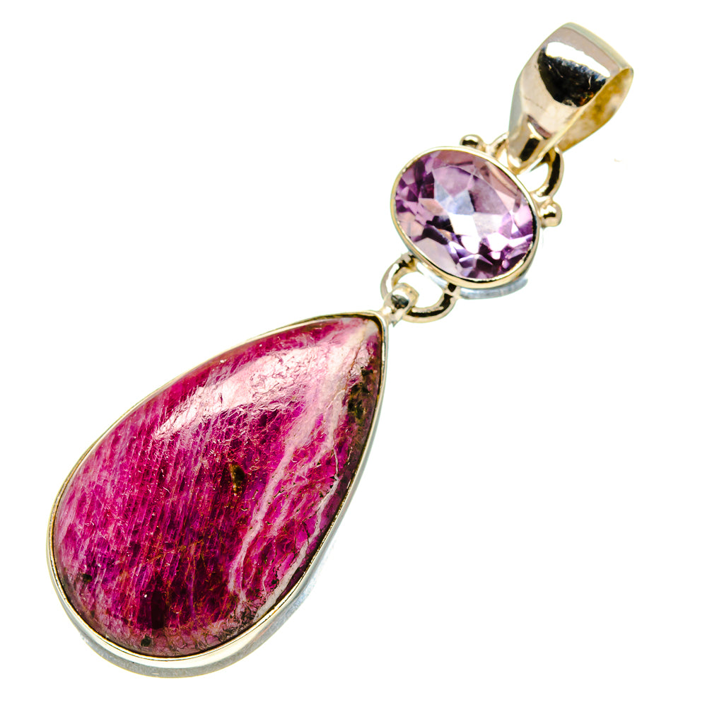 Ruby Fuchsite Pendants handcrafted by Anasilvercos - PD758470