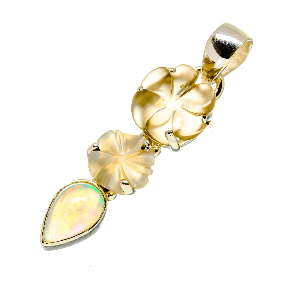 Rainbow Moonstone Pendants handcrafted by Anasilvercos - PD758472