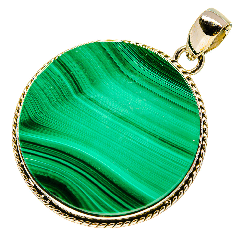 Malachite Pendants handcrafted by Anasilvercos - PD758473
