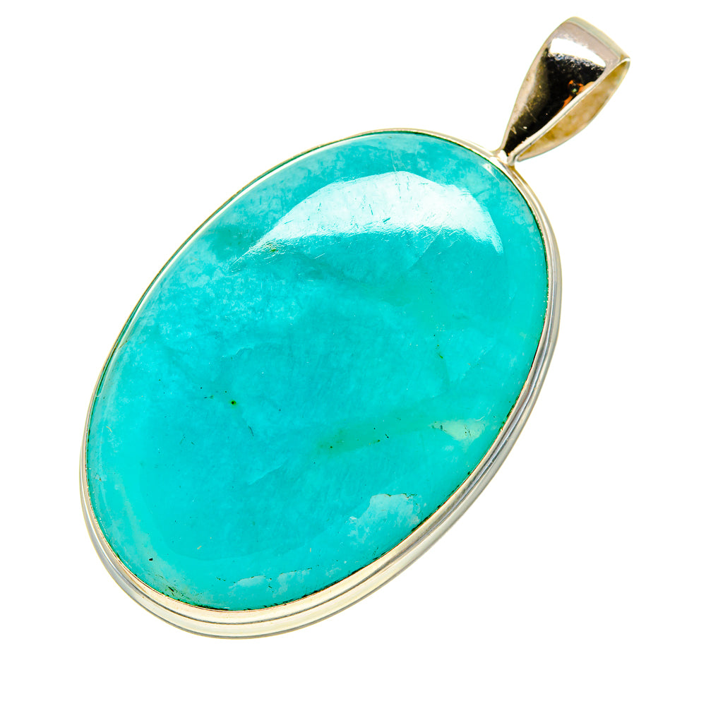 Peruvian Amazonite Pendants handcrafted by Anasilvercos - PD758491