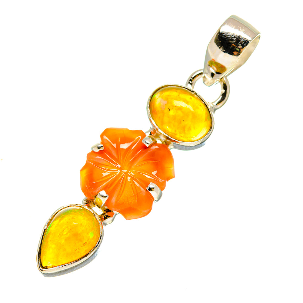 Carnelian Pendants handcrafted by Anasilvercos - PD758500