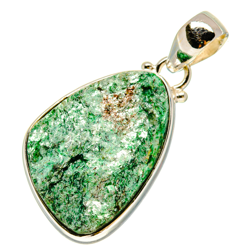 Green Fuchsite Pendants handcrafted by Anasilvercos - PD758508