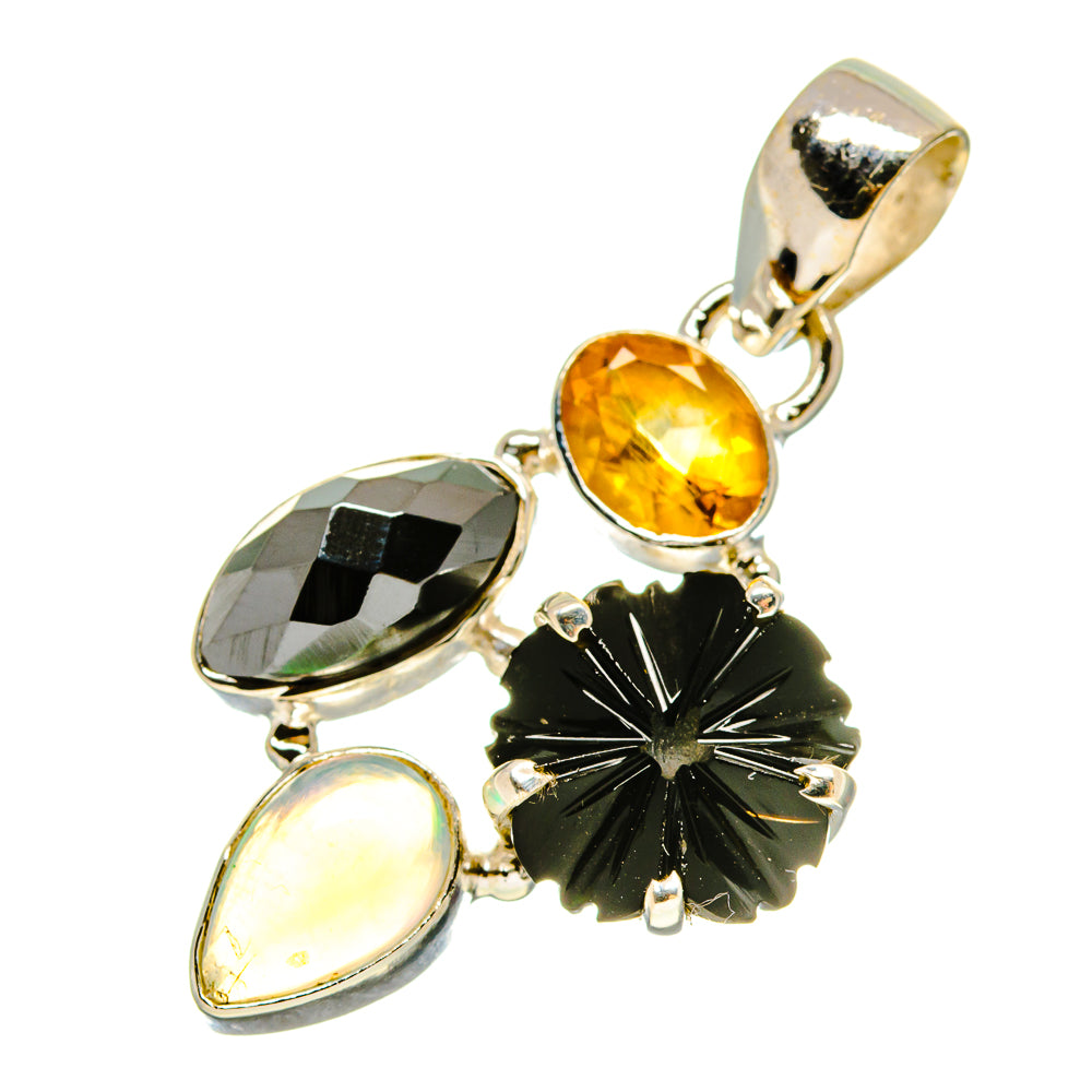 Black Onyx Pendants handcrafted by Anasilvercos - PD758510