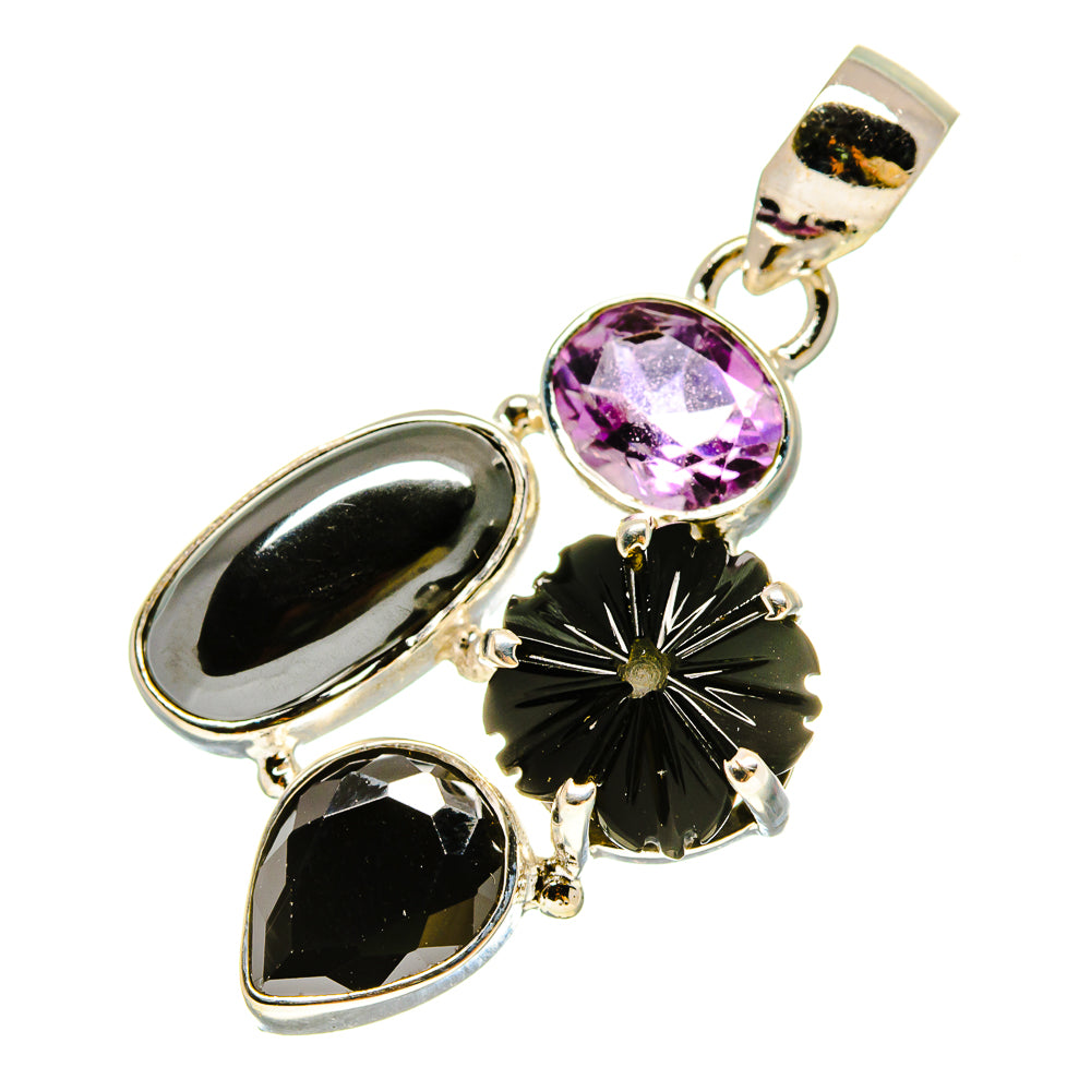 Black Onyx Pendants handcrafted by Anasilvercos - PD758512
