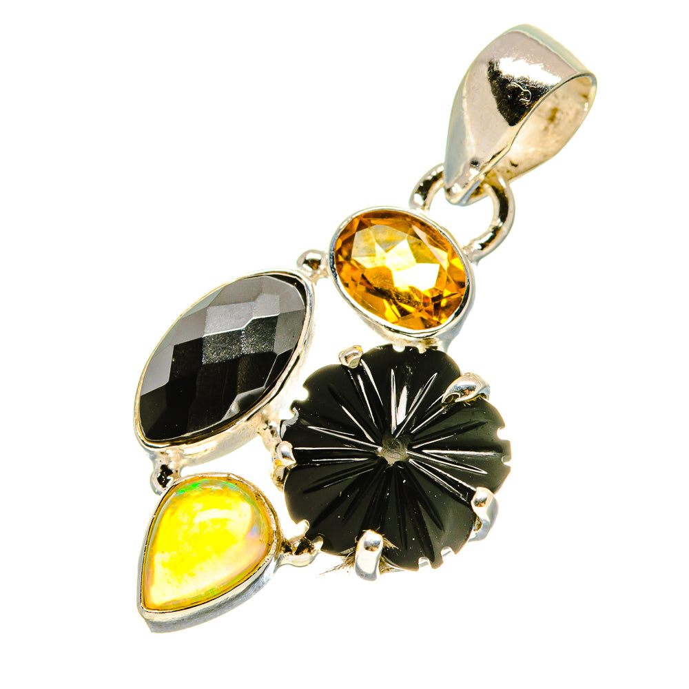 Black Onyx Pendants handcrafted by Anasilvercos - PD758513