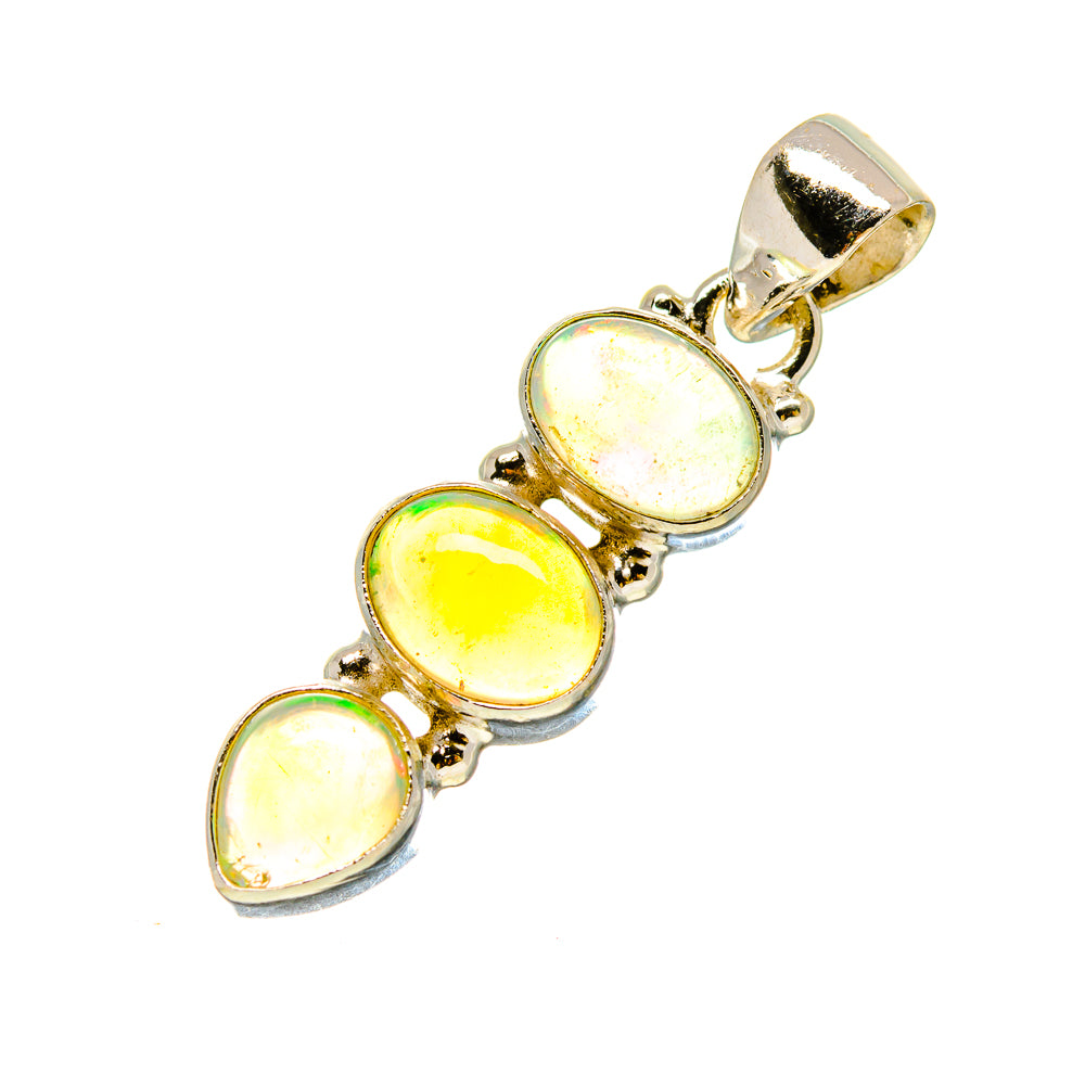 Ethiopian Opal Pendants handcrafted by Anasilvercos - PD758518