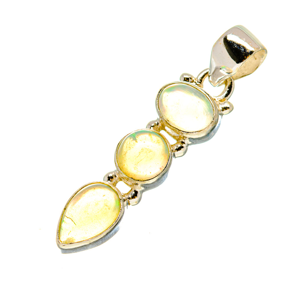 Ethiopian Opal Pendants handcrafted by Anasilvercos - PD758519